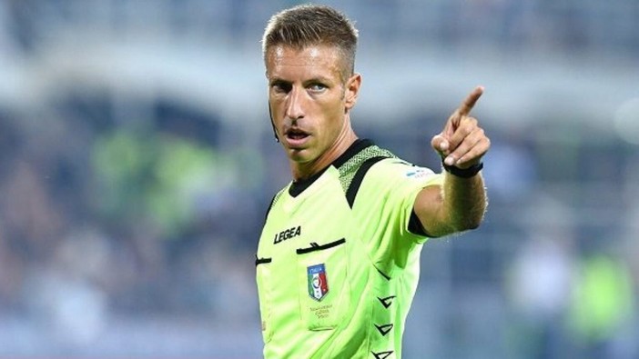 Calcio, Davide Massa di Imperia al Var in Empoli-Juventus Calcio, Davide Massa di Imperia al Var in Empoli-Juventus