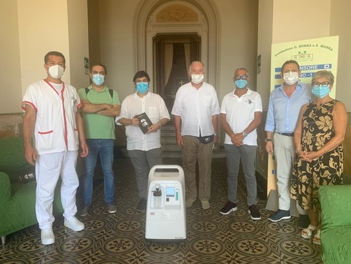 Sanremo: Rotary Club dona concentratore di ossigeno alla Fondazione Borea Massa