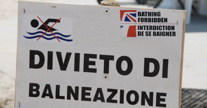 Nuovi divieti di balneazione a Sanremo, l'estate del mare vietato non sembra ancora finita