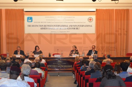 Sanremo: 38a Tavola Rotonda sui problemi del Diritto Internazionale Umanitario, Biancheri "Occorre riflettere di fronte all'attuale emergenza umanitaria" Sanremo: 38a Tavola Rotonda sui problemi del Diritto Internazionale Umanitario, Biancheri "Occorre riflettere di fronte all'attuale emergenza umanitaria"