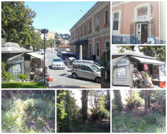 Imperia: incuria e degrado all'ex stazione di Porto Maurizio, protestano i commercianti, ma Rfi promette "Pulizia dopo Pasqua" (foto) Imperia: incuria e degrado all'ex stazione di Porto Maurizio, protestano i commercianti, ma Rfi promette "Pulizia dopo Pasqua" (foto)