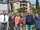 Il prof. Marco Devecchi, il vicesindaco Claudia Lolli e i maestri della scuola primaria Castillo Il prof. Marco Devecchi, il vicesindaco Claudia Lolli e i maestri della scuola primaria Castillo