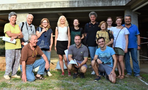 La delegazione nella foto di Vytautas Kardelis
