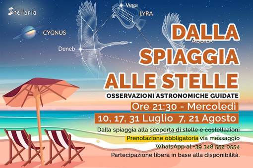 A Bordighera 5 serate gratuite di osservazione astronomica con telescopi