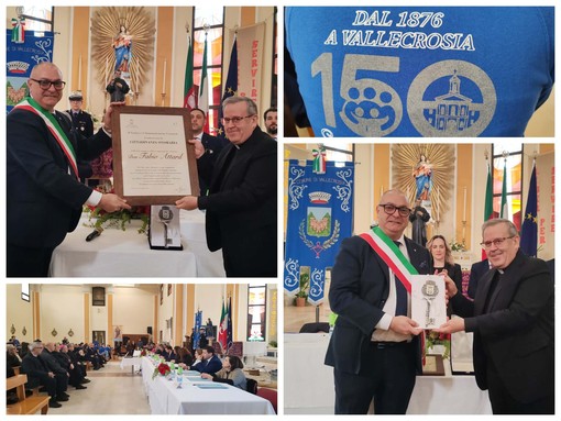 150 anni di presenza Salesiana, Vallecrosia conferisce la cittadinanza onoraria a don Fabio Attard (Foto e video)