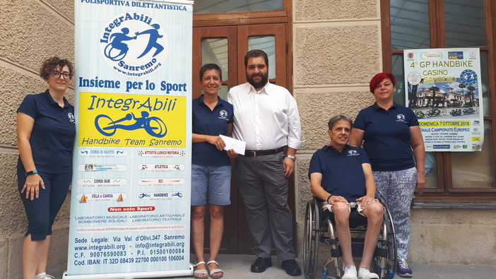 Sanremo: donazione in memoria di Luca Bregliano, i ringraziamenti della Polisportiva Integrabili Sanremo: donazione in memoria di Luca Bregliano, i ringraziamenti della Polisportiva Integrabili