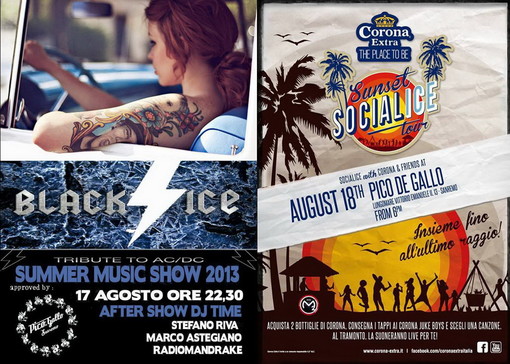 Sanremo: domani sera al 'Pico de Gallo' i 'Black Ice' per la rassegna 'Summer Music Show' Sanremo: domani sera al 'Pico de Gallo' i 'Black Ice' per la rassegna 'Summer Music Show'
