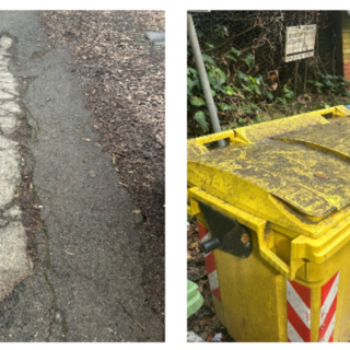 SìAmo Camporosso: "Strade dissestate e bidoni dei rifiuti in condizioni indecorose, via Sant’Anna nel degrado" (Foto) SìAmo Camporosso: "Strade dissestate e bidoni dei rifiuti in condizioni indecorose, via Sant’Anna nel degrado" (Foto)