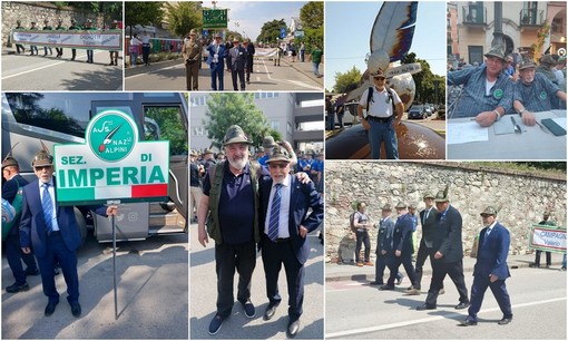 95ª Adunata nazionale degli alpini, una delegazione di Vallecrosia a Vicenza (Foto)