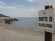 Uno dei molti divieti di balneazione sulle spiagge di Sanremo