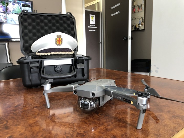Un drone per la Polizia Locale di Taggia: contro gli abusivi e per i danni da maltempo