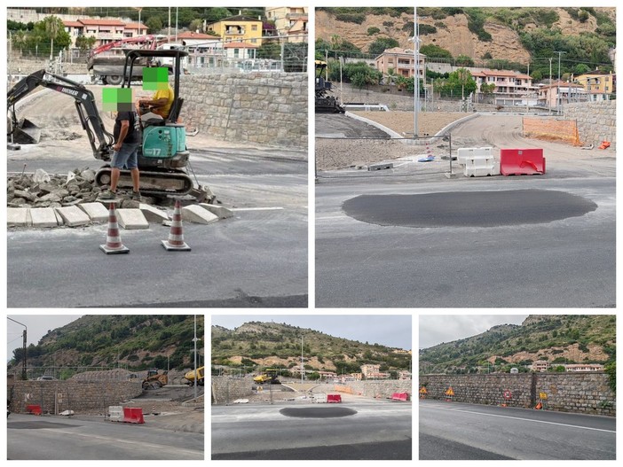 Ventimiglia, errore di valutazione: demolita la nuova rotonda in corso Genova (Foto) Ventimiglia, errore di valutazione: demolita la nuova rotonda in corso Genova (Foto)