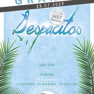 A Sanremo il sabato è "Despacitos": questa sera al BAY CLUB uno degli eventi più attesi della settimana
