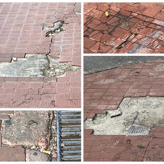 Ventimiglia, Scullino: "La città è trascurata e sporca. Serve un piano straordinario di manutenzione e rifacimento dei marciapiedi" (Foto) Ventimiglia, Scullino: "La città è trascurata e sporca. Serve un piano straordinario di manutenzione e rifacimento dei marciapiedi" (Foto)
