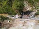 Il ponte di collegamento tra Cosio e Mendatica crollato lo scorso ottobre