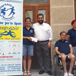 Sanremo: donazione in memoria di Luca Bregliano, i ringraziamenti della Polisportiva Integrabili Sanremo: donazione in memoria di Luca Bregliano, i ringraziamenti della Polisportiva Integrabili