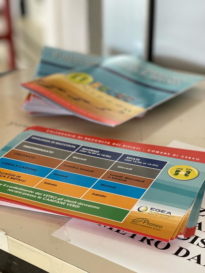Raccolta differenziata dei rifiuti a Cervo: la distribuzione dei kit a San Bartolomeo al Mare Raccolta differenziata dei rifiuti a Cervo: la distribuzione dei kit a San Bartolomeo al Mare