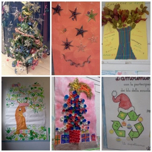 Sanremo: conclusi i laboratori di educazione ambientale sulle decorazioni natalizie con materiali di riciclo