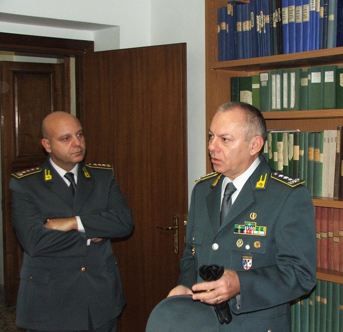 Imperia: visita quest'oggi del generale delle fiamme gialle Daniele Caprino