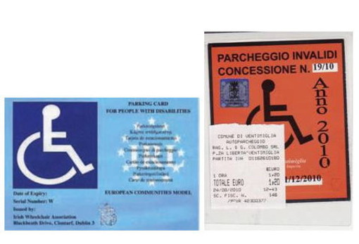 Ventimiglia: posti auto per disabili, l'appello di un lettore ai sindaci del ponente