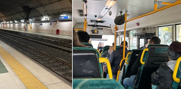 Sanremo, giornata nera per i pendolari: sciopero dei treni e ritardi sui bus per i controlli "Ok alle verifiche, ma senza creare disagi"