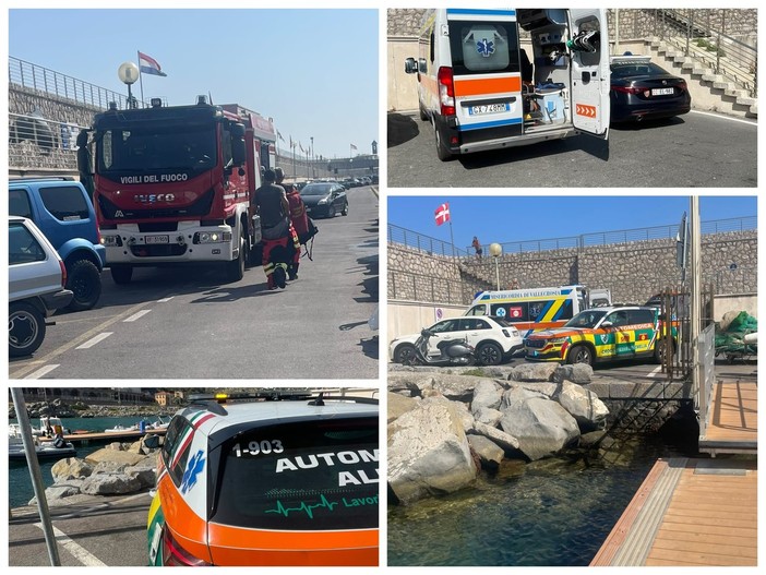 Macabra scoperta a Bordighera, rinvenuto un cadavere in mare (Foto) Macabra scoperta a Bordighera, rinvenuto un cadavere in mare (Foto)