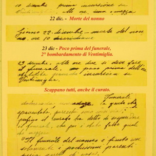 Vallecrosia: terminata la mostra "Diario di guerra della zona intemelia"