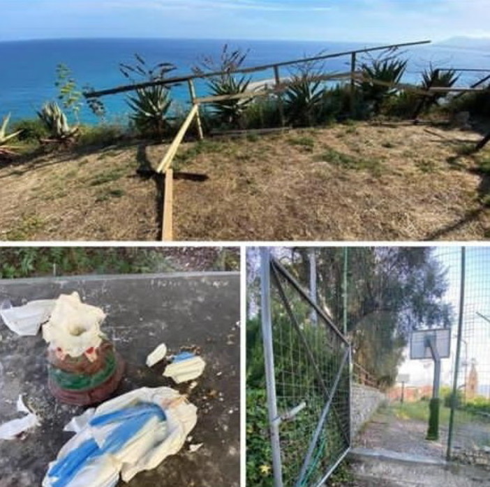 Ventimiglia: danneggiati i giardini de 'Il Corsaro Nero' alle 'Suore dell'Orto, denuncia del Sindaco ai Carabinieri