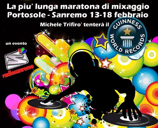 Sanremo: domani a Portosole, parte il 'Media Music Village' con 'The longest Marathon Club Dj-ing' Sanremo: domani a Portosole, parte il 'Media Music Village' con 'The longest Marathon Club Dj-ing'