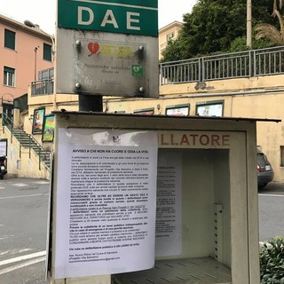 Sanremo: rubato defibrillatore alla Foce, Arrigoni (Nuovo Ritmo nel Cuore) "Un grave danno per la collettività"