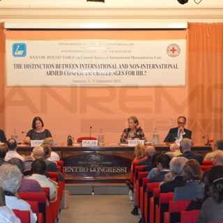 Sanremo: 38a Tavola Rotonda sui problemi del Diritto Internazionale Umanitario, Biancheri "Occorre riflettere di fronte all'attuale emergenza umanitaria"