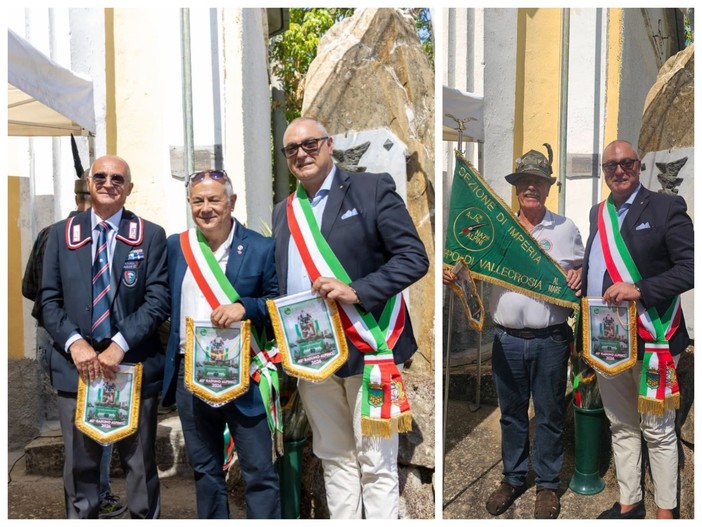 Una delegazione di Vallecrosia al Mare al 40esimo raduno degli alpini a Ceriana (Foto) Una delegazione di Vallecrosia al Mare al 40esimo raduno degli alpini a Ceriana (Foto)