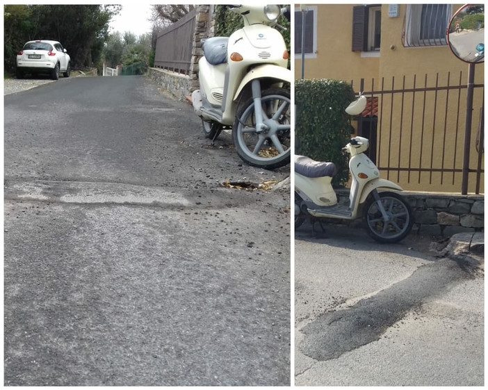 Imperia: si ritorna alla legalità, la Polizia Municipale rimuove il dosso abusivo in via Cason della Guardia Imperia: si ritorna alla legalità, la Polizia Municipale rimuove il dosso abusivo in via Cason della Guardia