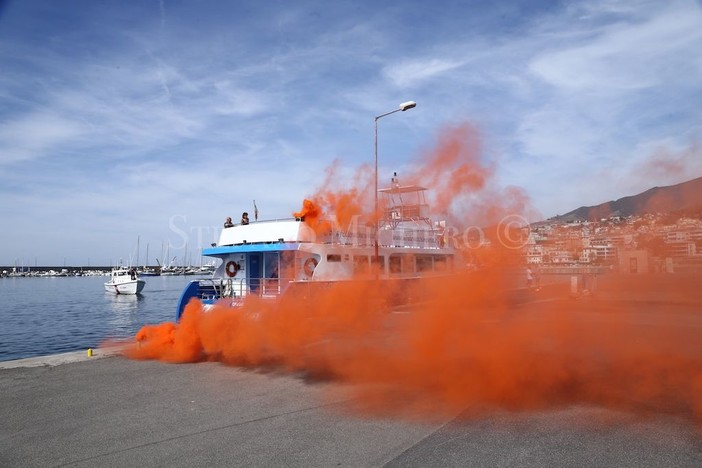 Sanremo: ecco che cosa succede quando c'è un principio d'incendio su una nave, Videoservizio nell'esercitazione e bilancio con il comandante Fronte