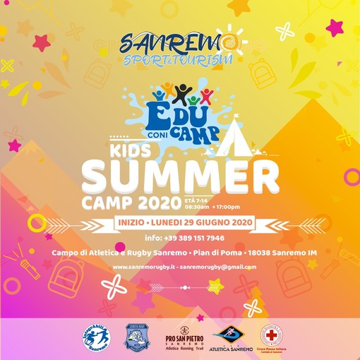 Entra nel vivo il “Summer Camp 2020” di Sanremo per ragazzi dai 7 ai 14 anni Entra nel vivo il “Summer Camp 2020” di Sanremo per ragazzi dai 7 ai 14 anni