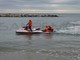 Arma di Taggia: esercitazione dei Vigili del Fuoco per affinare le tecniche di salvataggio in mare con moto d'acqua e gommone