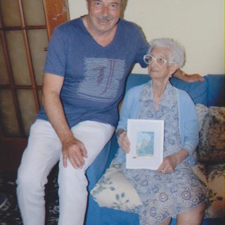 Sanremo: 100 anni di Emma Altavilla, il consigliere Ballestra ha portato gli auguri del Comune