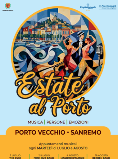 Sanremo, al via "Estate al Porto": ogni martedì musica dal vivo e isola pedonale sul Porto Vecchio Sanremo, al via "Estate al Porto": ogni martedì musica dal vivo e isola pedonale sul Porto Vecchio