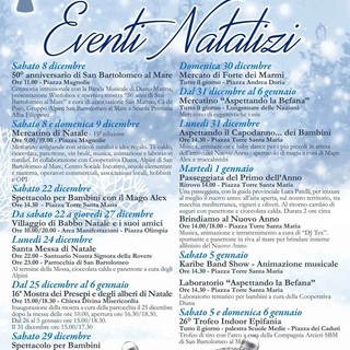 Il Capodanno di San Bartolomeo al Mare, Si inizia sabato con Fortunello e Marbella e si festeggia sino a martedì con Dj Tex