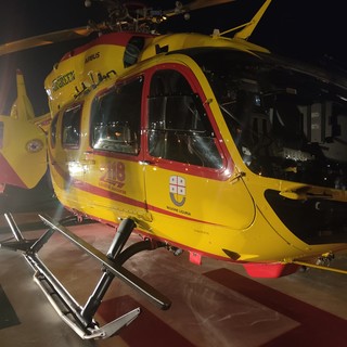 Bordighera, pedone investito da una moto sull'Aurelia: si alza in volo l'elisoccorso Bordighera, pedone investito da una moto sull'Aurelia: si alza in volo l'elisoccorso