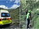 Molini di Triora: biker cade su sentiero, intervengono Proteus e Soccorso Alpino