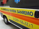 Sanremo: scontro moto-auto questa mattina in corso Inglesi, intervento di Emergenza Riviera