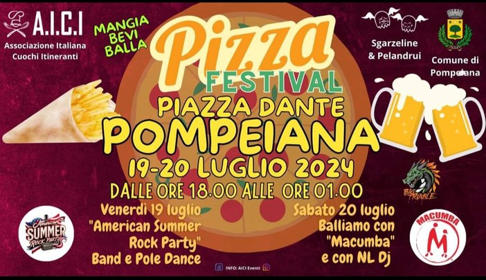 Pompeiana: nel weekend, il primo Pizza Festival con la preparazione di pizze tradizionali, speciali e innovative