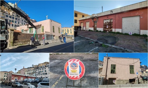 Ventimiglia, autogrù e divieti: iniziano i lavori di riqualificazione dell'ex Aci (Foto e video) Ventimiglia, autogrù e divieti: iniziano i lavori di riqualificazione dell'ex Aci (Foto e video)