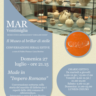 Ventimiglia, al MAR un viaggio nel tempo tra marchi di fabbrica e arte contemporanea