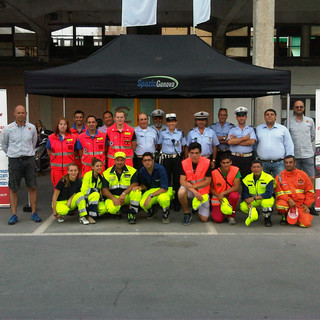 Vallecrosia: protezione civile, croce azzurra e polizia municipale, al corso di guida sicura
