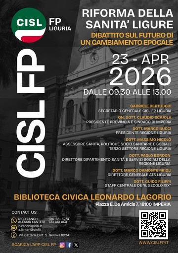 Sanità in Liguria, a Imperia il dibattito sul futuro della riforma