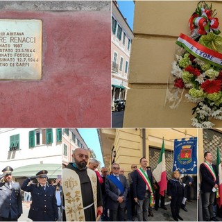 Bordighera, fu deportato al campo di Fossoli e fucilato nel 1944: pietra d’inciampo in memoria di Ettore Renacci (Foto e video)