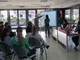 Una classe durante la lezione al Palafiori