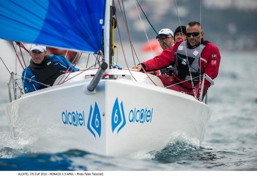 Vela: L'elagain del sanremese Franco Solerio si aggiudica la tappa d'esordio dell’Alcatel J/70 Cup